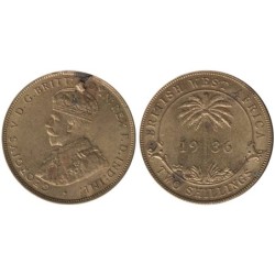 Monnaie monde - AFRIQUE OCCIDENTALE BRITANNIQUE - KM13b - 2 shillings 1936