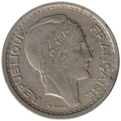 Monnaie monde - ALGERIE - KM91 - 20 francs 1956