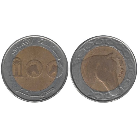 Monnaie monde - ALGERIE - KM132 - 100 dinars 1993