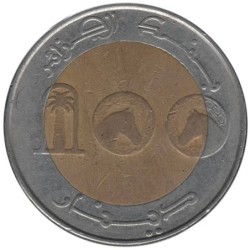 Monnaie monde - ALGERIE - KM132 - 100 dinars 1993