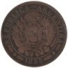 Monnaie monde - ARGENTINE - KM33 - 2 centavos 1885