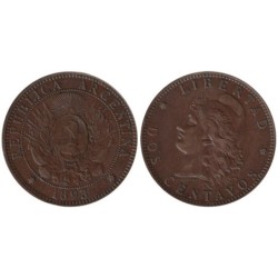 Monnaie monde - ARGENTINE - KM33 - 2 centavos 1893