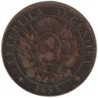 Monnaie monde - ARGENTINE - KM33 - 2 centavos 1895