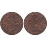 Monnaie monde - BELGIQUE - KM4.2 - 2 centimes 1847