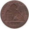 Monnaie monde - BELGIQUE - KM4.2 - 2 centimes 1847