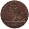 Monnaie monde - BELGIQUE - KM5.1 - 5 centimes 1833