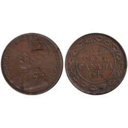 Monnaie monde - CANADA - KM21 - 1 cent 1919
