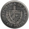 Monnaie monde - CUBA - KM346a - 3 pesos 1992