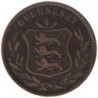 Monnaie monde - GUERNESEY - KM7 - 8 doubles 1902