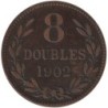 Monnaie monde - GUERNESEY - KM7 - 8 doubles 1902