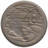 Monnaie monde - AUSTRALIE - KM66 - 20 cents 1968
