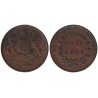 Monnaie monde - INDES BRITANNIQUES - KM447.1 - 1/2 anna 1835 - Madras
