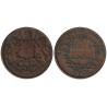 Monnaie monde - INDES BRITANNIQUES - KM447.1 - 1/2 anna 1835 - Madras