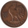 Monnaie monde - MADAGASCAR - KM2 - 1 franc 1943