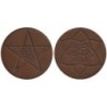 Monnaie monde - MAROC - Y29.2 - 10 mazounas AH1340 - 1921 Poissy