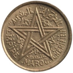 Monnaie monde - MAROC - Y42 - 2 francs 1945-1364
