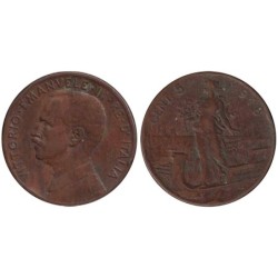 Monnaie monde - ITALIE - KM42 - 5 centesimi 1918 R