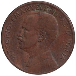 Monnaie monde - ITALIE - KM42 - 5 centesimi 1918 R