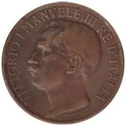 Monnaie monde - ITALIE - KM51 - 10 centesimi 1911 R