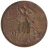 Monnaie monde - ITALIE - KM51 - 10 centesimi 1911 R