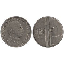 Monnaie monde - ITALIE - KM63 - 2 lire 1923 R