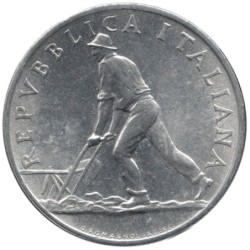 Monnaie monde - ITALIE - KM88 - 2 lire 1950 R