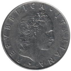 Monnaie monde - ITALIE - KM95.1 - 50 lire 1959 R