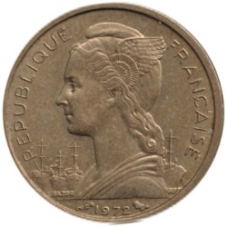 Monnaie monde - LA REUNION - KM10a -10 francs 1972