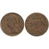 Monnaie monde - LA REUNION - KM11 - 20 francs 1961