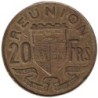 Monnaie monde - LA REUNION - KM11 - 20 francs 1961