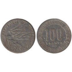 Monnaie monde - TCHAD - KM3 - 100 francs 1978