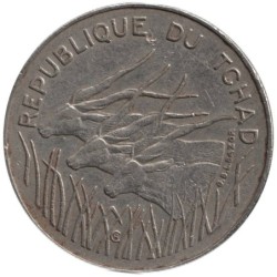 Monnaie monde - TCHAD - KM3 - 100 francs 1978
