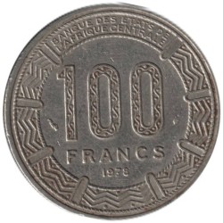 Monnaie monde - TCHAD - KM3 - 100 francs 1978