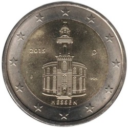 Monnaie euro - ALLEMAGNE - 2 euros commémorative - Hessen - 2015 J