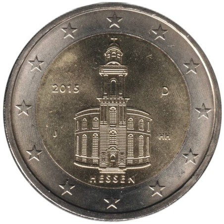 Monnaie euro - ALLEMAGNE - 2 euros commémorative - Hessen - 2015 J