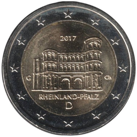 Monnaie euro - ALLEMAGNE - 2 euros commémorative - Rhénanie-Palatinat - 2017 G