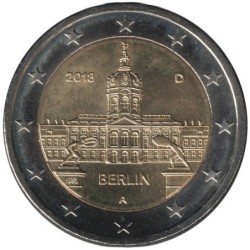 Monnaie euro - ALLEMAGNE - 2 euros commémorative - Berlin - Château Charlottenburg - 2018 A