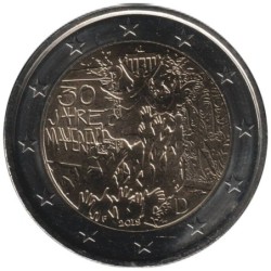 Monnaie euro - ALLEMAGNE - 2 euros commémorative - 30 ans de la Chute du Mur de Berlin - 2019 F