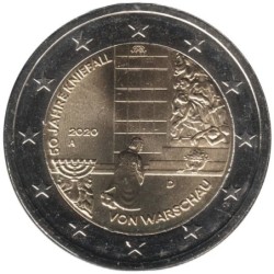 Monnaie euro - ALLEMAGNE - 2 euros commémorative - Kniefall von Warschau - 2020 A