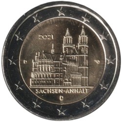 Monnaie euro - ALLEMAGNE - 2 euros commémorative - Saxe-Anhalt - 2021 D