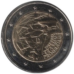 Monnaie euro - ALLEMAGNE - 2 euros commémorative - 35 ans du programme Erasmus - 2022 A