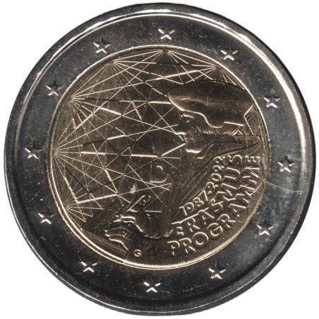 Monnaie euro - ALLEMAGNE - 2 euros commémorative - 35 ans du programme Erasmus - 2022 G