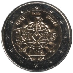 Monnaie euro - ALLEMAGNE - 2 euros commémorative - 125 ans de la naissance de Charlemagne - 2023 G