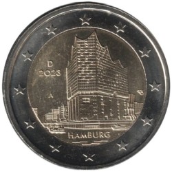 Monnaie euro - ALLEMAGNE - 2 euros commémorative - Hambourg - Philarmonie de l'Elbe - 2023 A