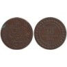 Monnaie monde - TUNISIE - KM222 - 10 centimes AH1308 - 1891 A