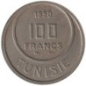 Monnaie monde - TUNISIE - KM276 - 100 francs AH1370 - 1950