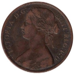 Monnaie monde - GRANDE-BRETAGNE - KM749.2 - 1 penny 1861