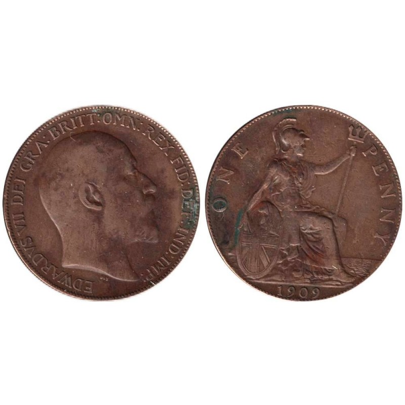 Monnaie monde - GRANDE-BRETAGNE - KM794.2 - 1 penny 1909