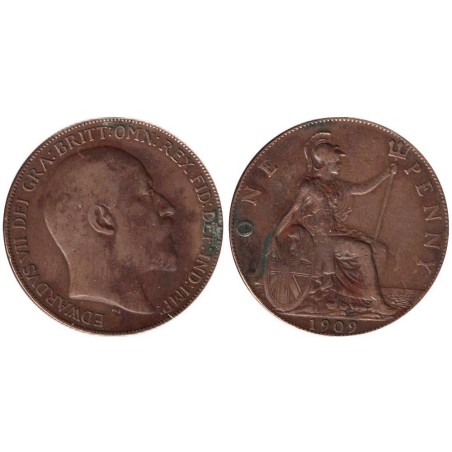 Monnaie monde - GRANDE-BRETAGNE - KM794.2 - 1 penny 1909
