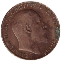 Monnaie monde - GRANDE-BRETAGNE - KM794.2 - 1 penny 1909